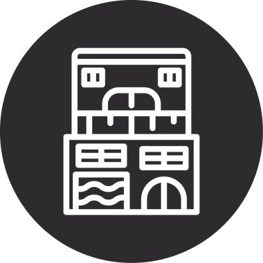 Vektör illüstrasyonu, simge ögesi arkaplanı