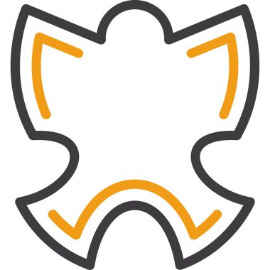 Şekerleme yemek simgesi ana hatlarıyla