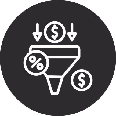 para huni simgesi, vektör illüstrasyonu