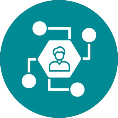 iş konsepti vektör illüstrasyonu basit simge.