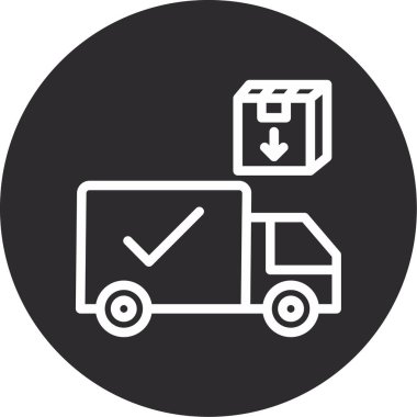 servis simgesi vektör illüstrasyonu