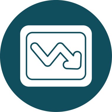 Resim aşağı simge