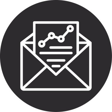 Pazarlama simgesi, vektör illüstrasyonu