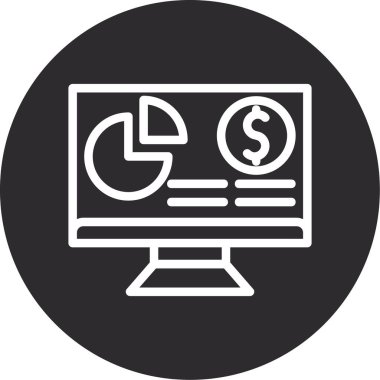 seo modern simgesinin vektör illüstrasyonu