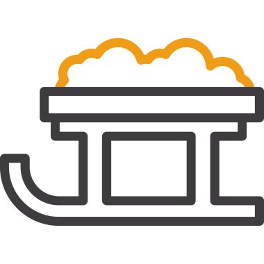 Gıda simgesinin vektör illüstrasyonu