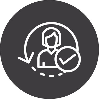 İş ve finans simgesinin vektör illüstrasyonu