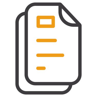 belge dosya simgesi ana hat biçiminde