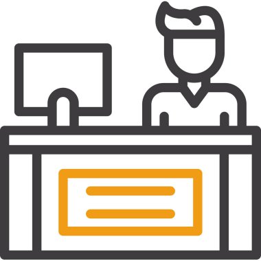 Masa başı ofis simgesi