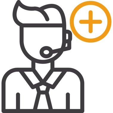 Müşteri servisi. Basit resimleme