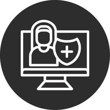 Doktor Simge vektör illüstrasyonu