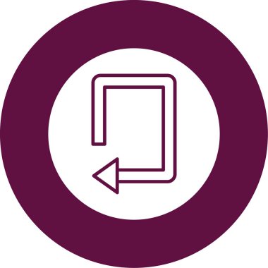 ok simgesinin vektör illüstrasyonu