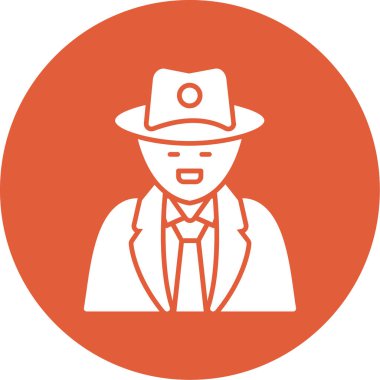 avatar. Web simgesi basit illüstrasyon