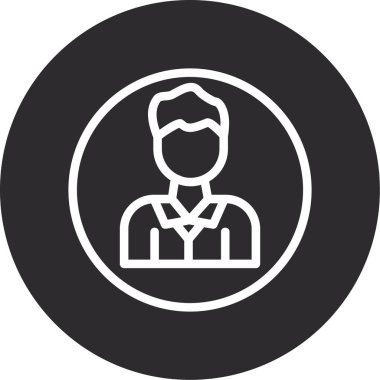 İş ve finans simgesinin vektör illüstrasyonu