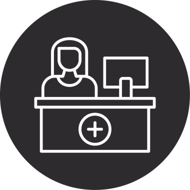 Müşteri servisi tasarım simgesi.