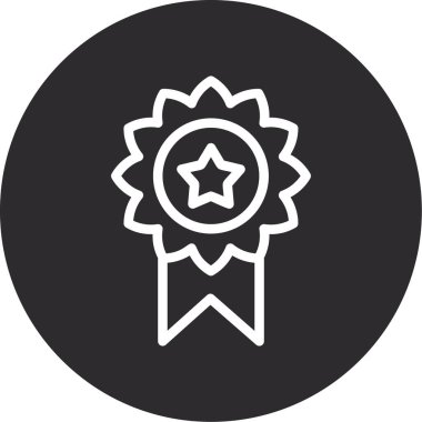 ödül vektör simgesi modern basit illüstrasyon