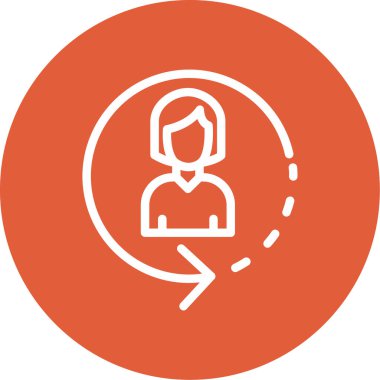 Vektör Avatar Simgesi illüstrasyonu