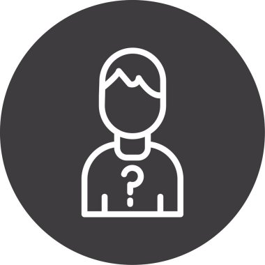 man simgesi vektör illüstrasyonu