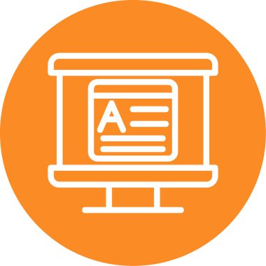 belge simgesi vektör illüstrasyonu