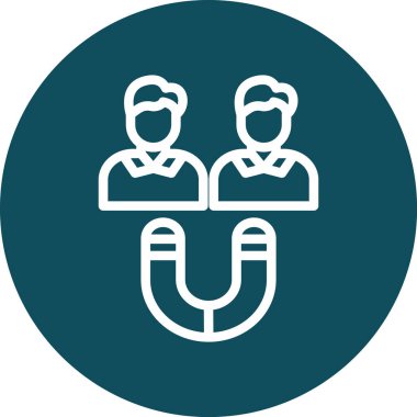 Benzersiz insanlar ikon vektör illüstrasyonu