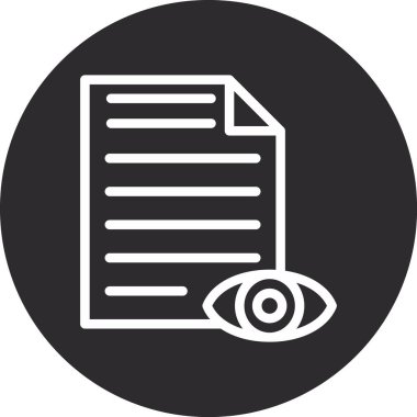 Vektör belgesi Simge illüstrasyonu