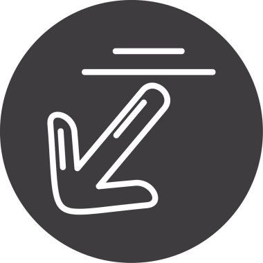 Tek bir araba simgesinin vektör illüstrasyonu