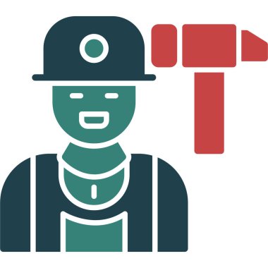 Polis memuru simgesi. Vektör çizim