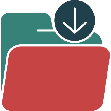 Arşiv simgesi vektör illüstrasyon tasarımı