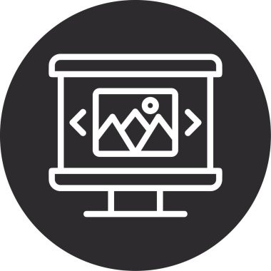 seo modern simgesinin vektör illüstrasyonu