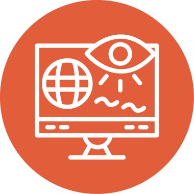 seo modern simgesinin vektör illüstrasyonu