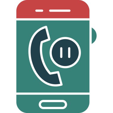 telefon simgesi vektör illüstrasyonu