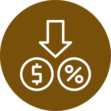 Para için. Web simgesi basit tasarım