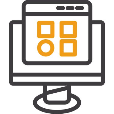 Veri Analytics simgesi, vektör çizim