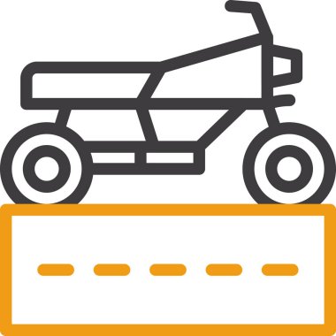 El arabası. Web simgesi basit illüstrasyon