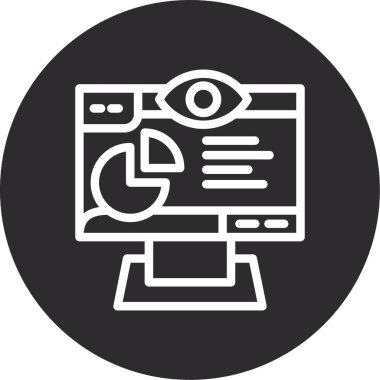 seo modern simgesinin vektör illüstrasyonu