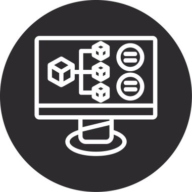 seo modern simgesinin vektör illüstrasyonu