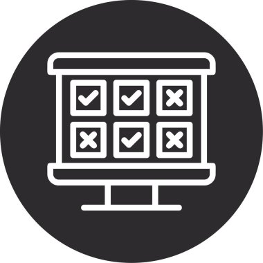 Seo simgesinin vektör illüstrasyonu