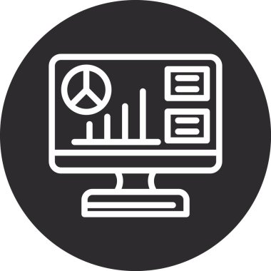 Seo simgesinin vektör illüstrasyonu