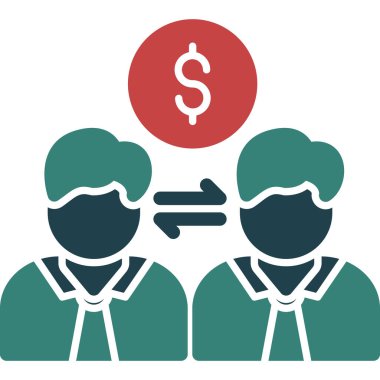 İnsan simgesinin vektör illüstrasyonu