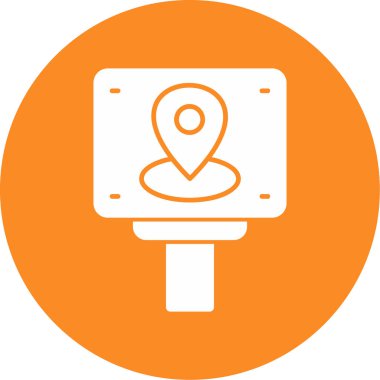 konum simgesi vektör illüstrasyonu