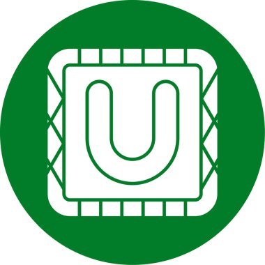 eşsiz u harf vektör satırı