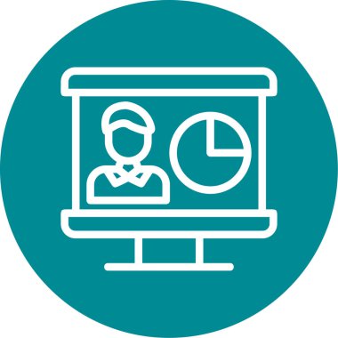 çevrimiçi web simgesi basit illüstrasyon