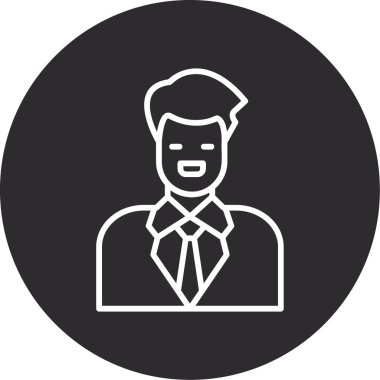 İş ve simgelerin vektör illüstrasyon tasarımı