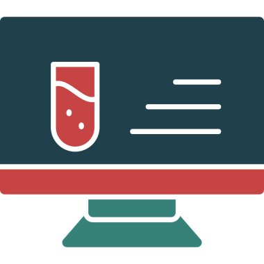 kan testi ikonu vektör illüstrasyonu