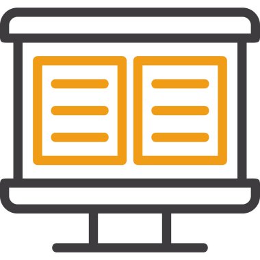 Web tasarım simgesi, vektör illüstrasyonu