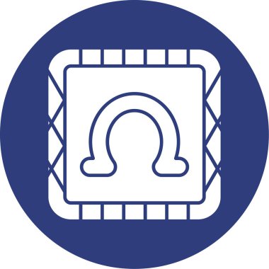 Modern bir simgenin vektör illüstrasyonu