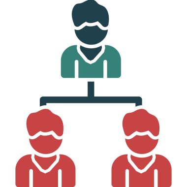 İnsan simgesinin vektör illüstrasyonu