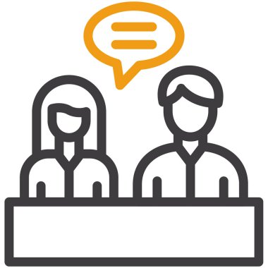 iş simgesi vektör illüstrasyonu