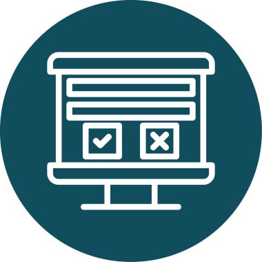 Seo simgesinin vektör illüstrasyonu