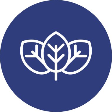 Ağaç simgesinin vektör illüstrasyonu