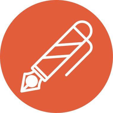 kalem simgesinin vektör illüstrasyonu